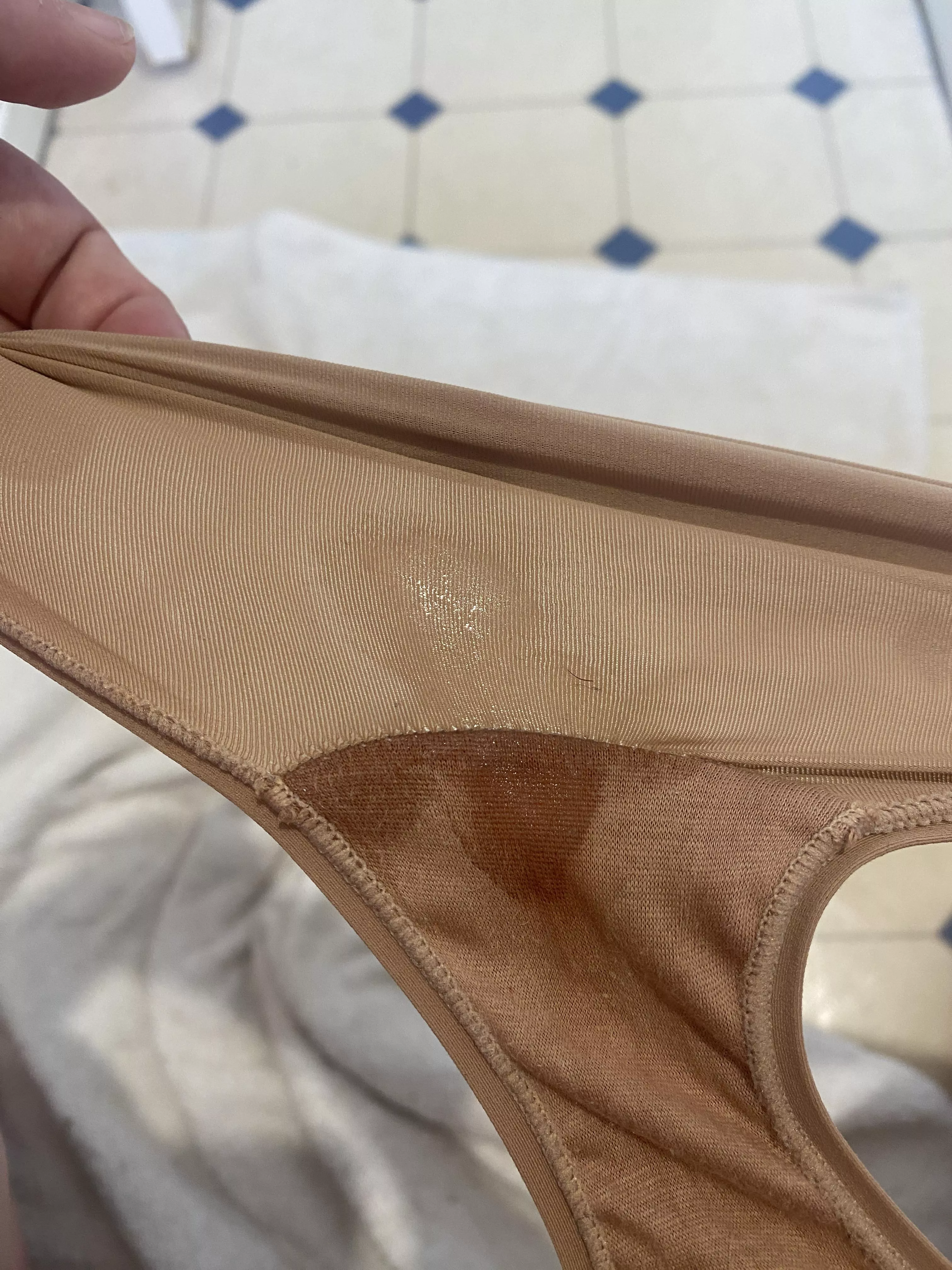 I went through 3 pairs of panties today 