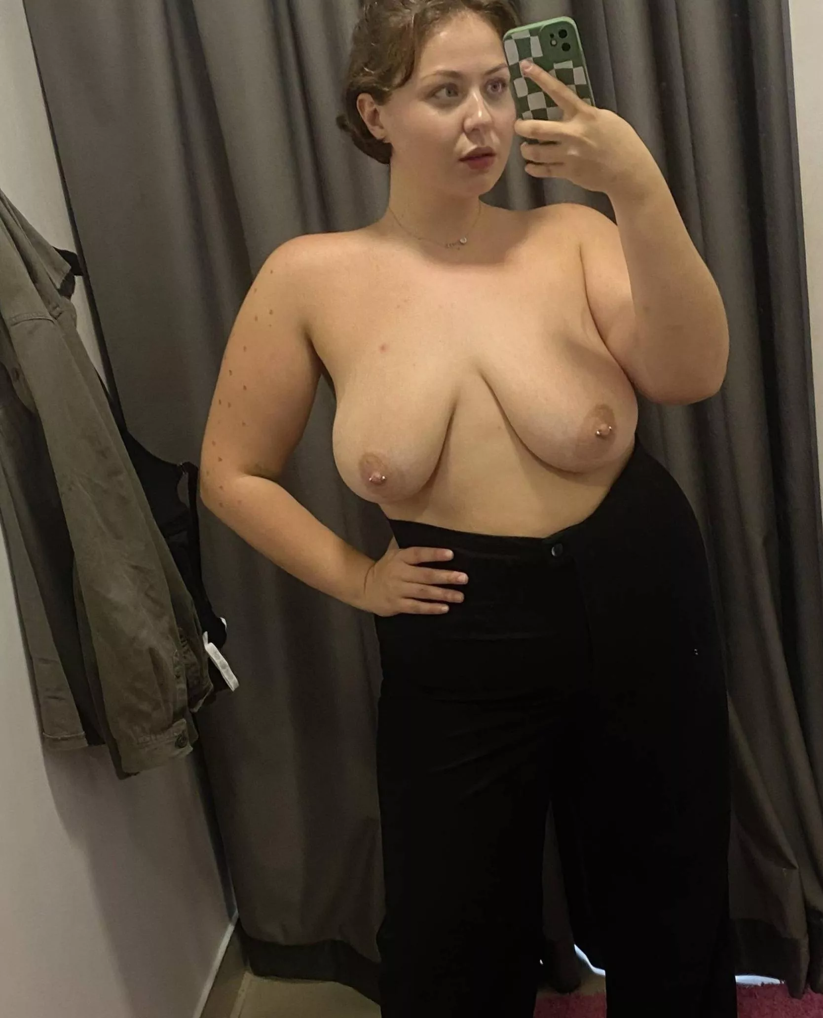 I wish a stranger would come into the changing room and fondle my breasts