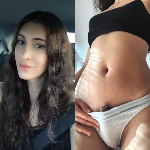 I wonder if you can get on your knees for me 🤭😈