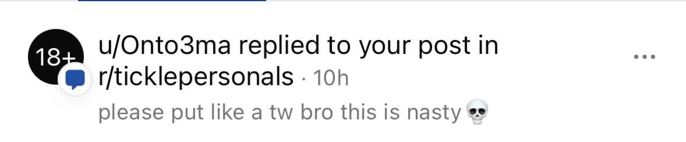 If Men in this group ever wonder why there’s a shortage of women who post here that aren’t OF here’s an example of the straw that broke the camel’s back 