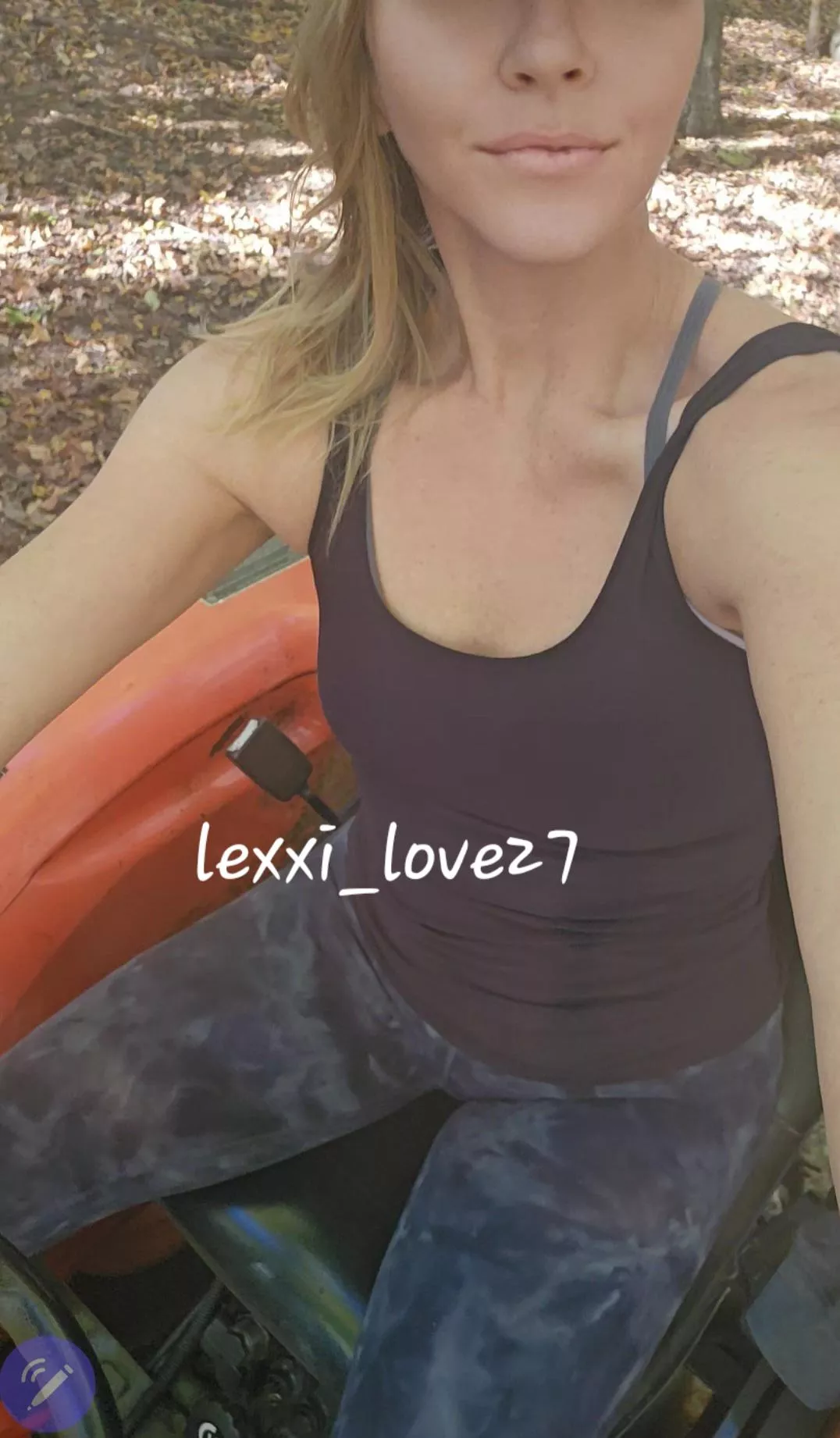 I'll take you for a ride on my big orange tractor 