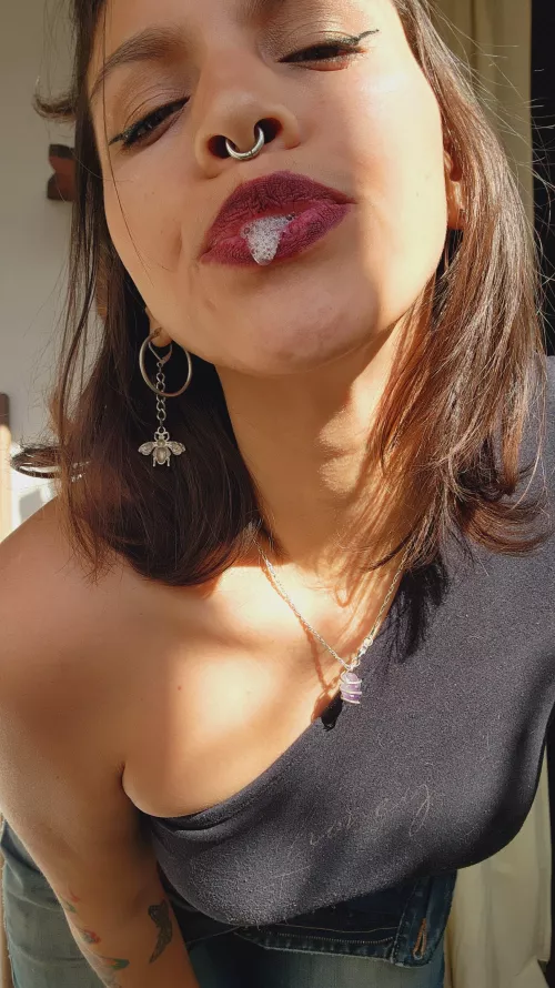 I'll use your mouth to spit 