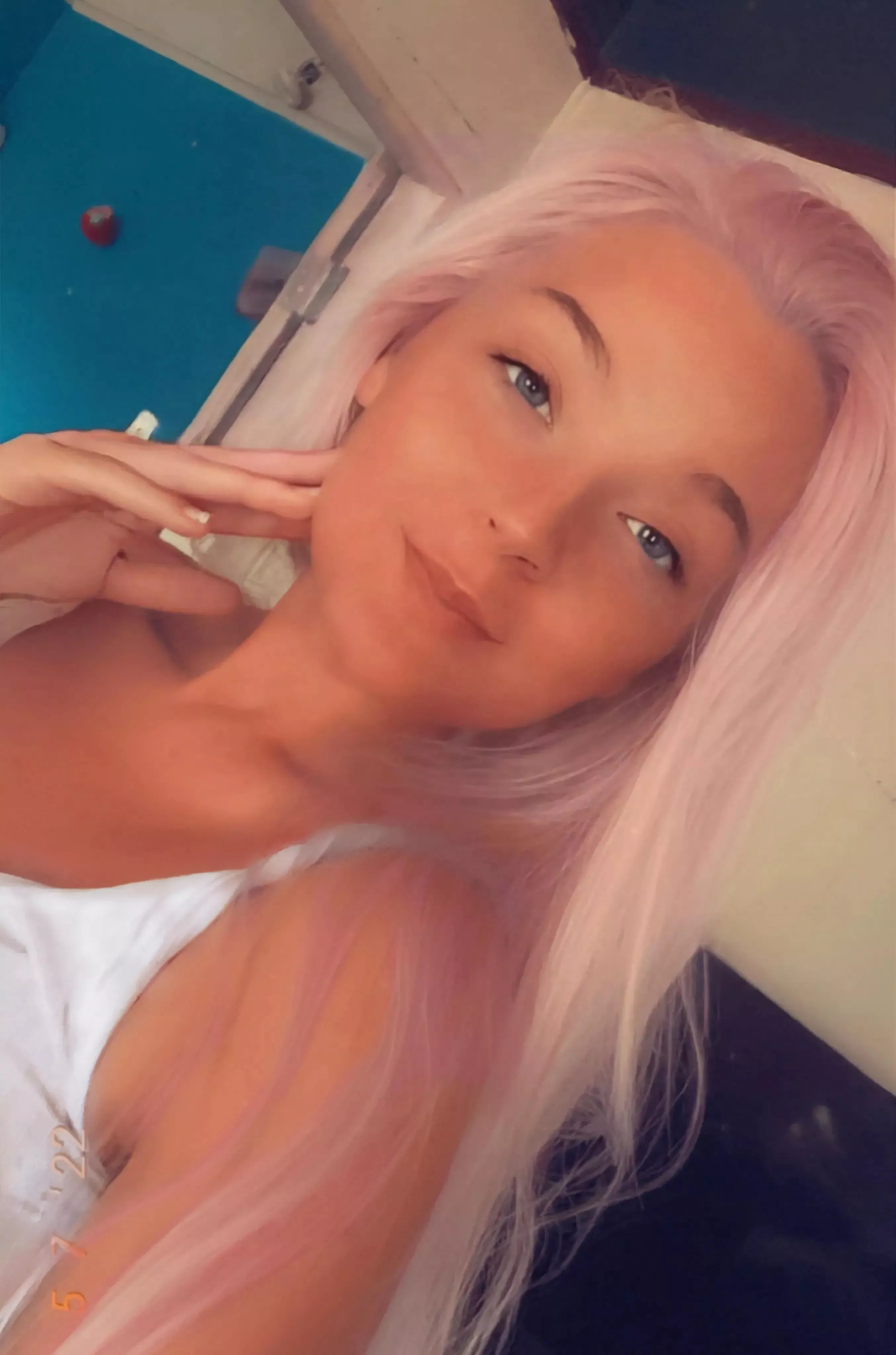 I’m blushing, guess why