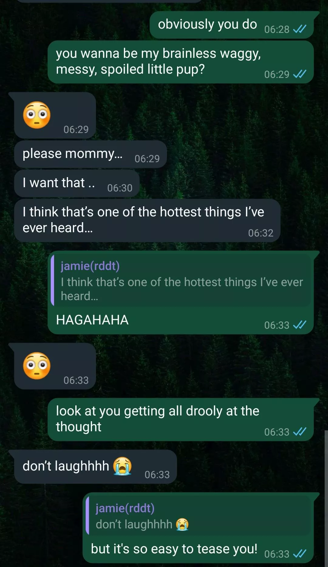 just a harmless tease~♪