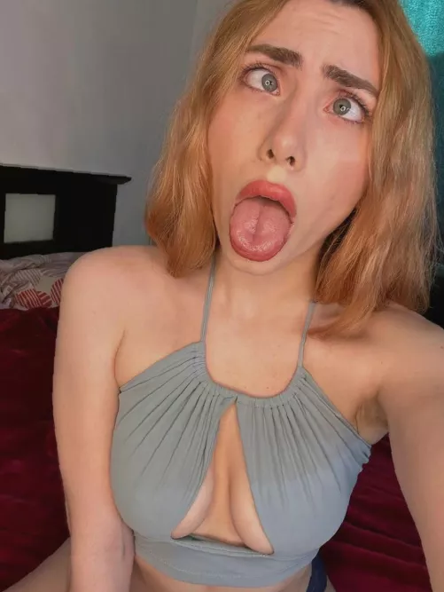 Just a redhead that is eager to engage in some intense sucking