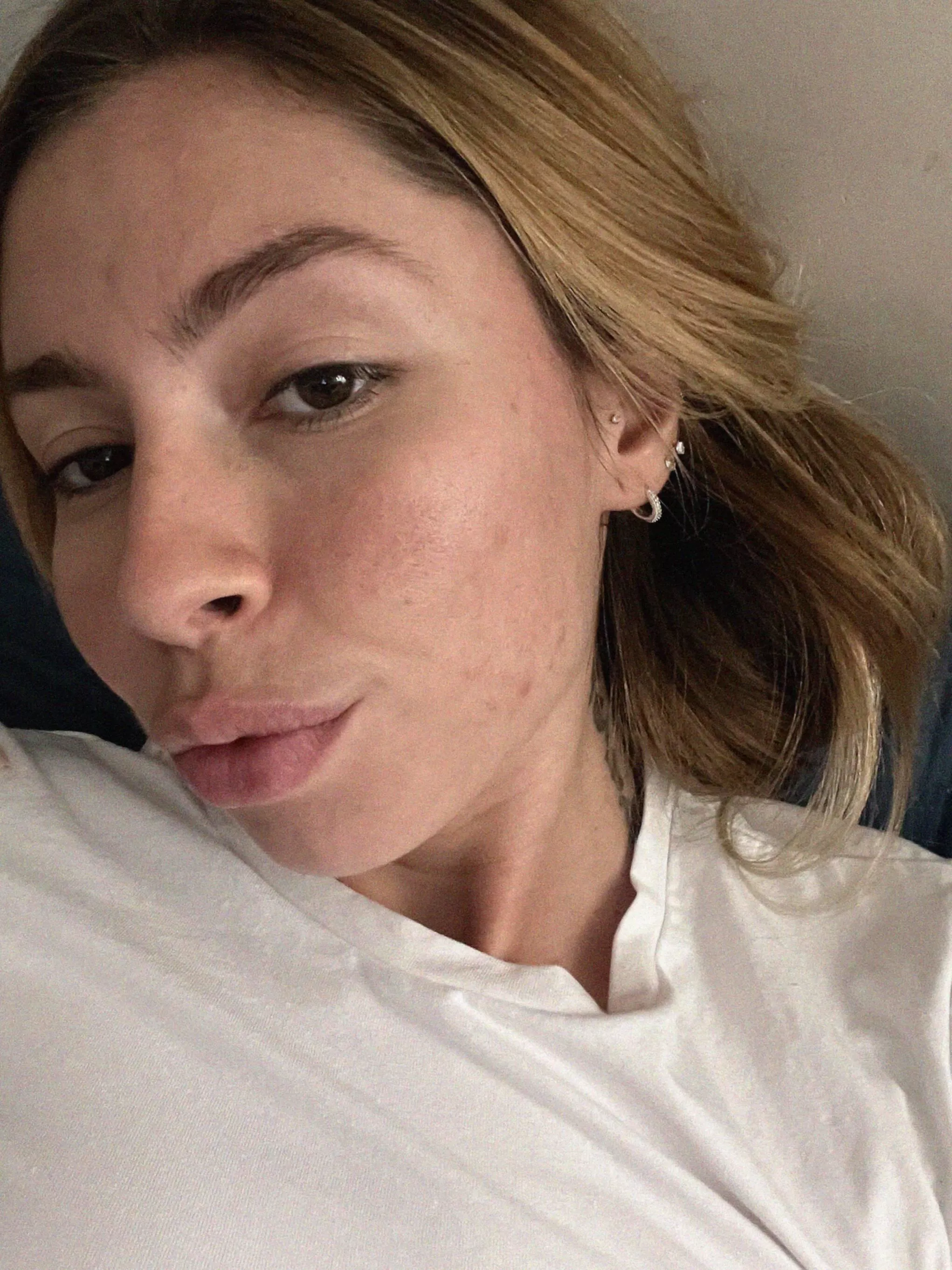 Just me and my thoughts and they’re getting a little naughty.