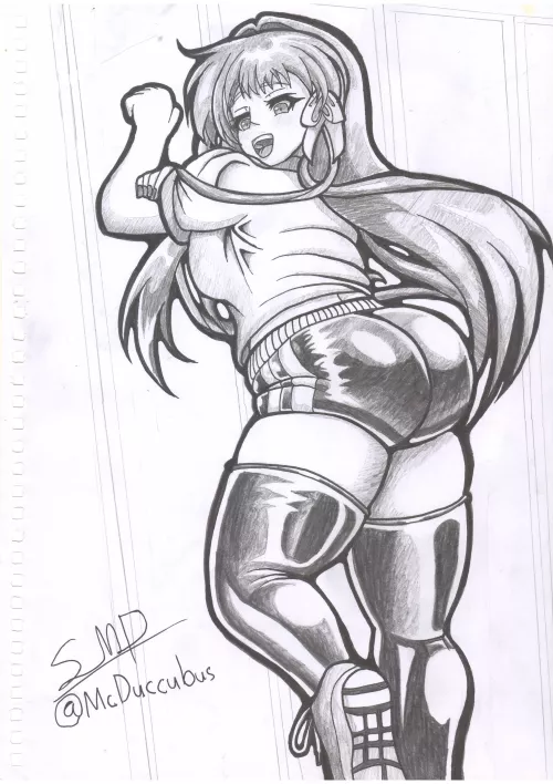 Kyou Fujibayashi in Gyn Bloomers! [Clannad]