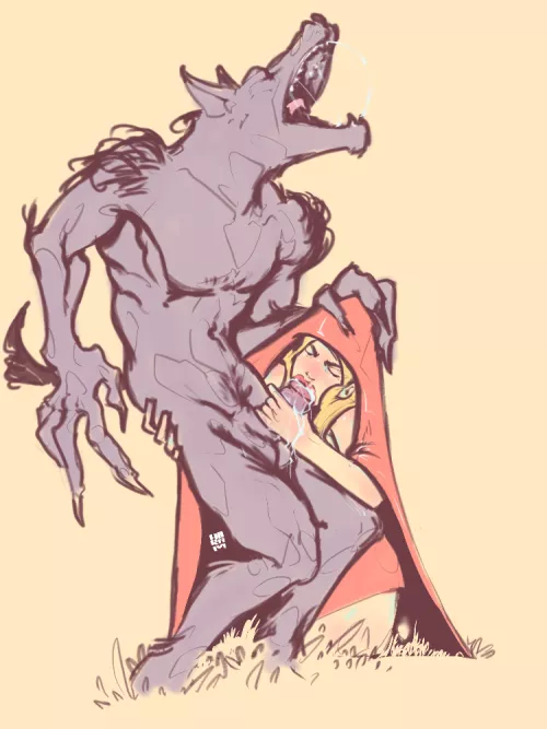 Little Red Riding Hood and the wolf (Haram)