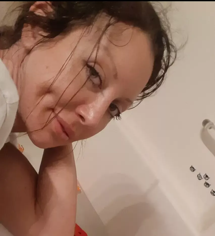 Mommy's here to bathe you, rub you down and keep you warm