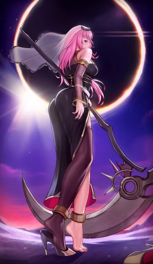 Mori Calliope in a Pretty Dress [Hololive]