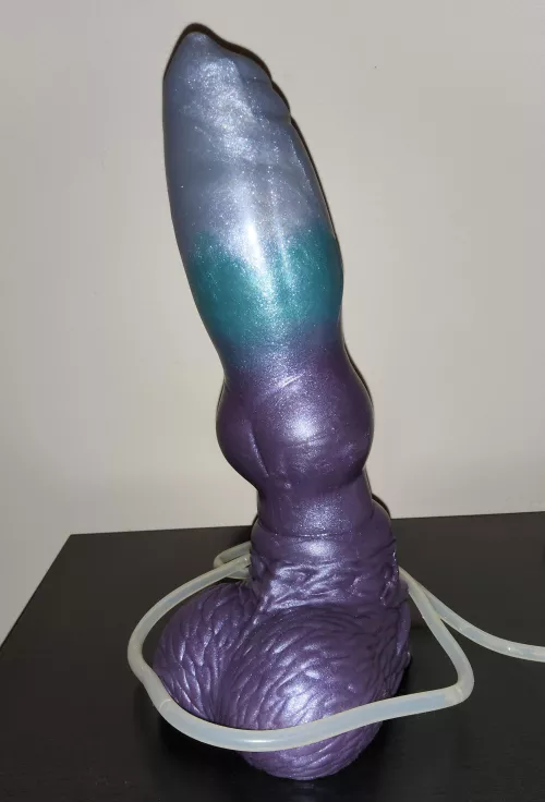 My new Diego the Direwolf. Large with cumtube. 💦
