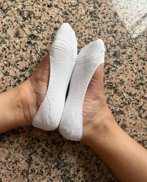 My smelly white socks 😇