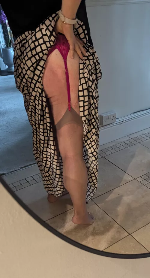 New underwear and a spanked arse too.