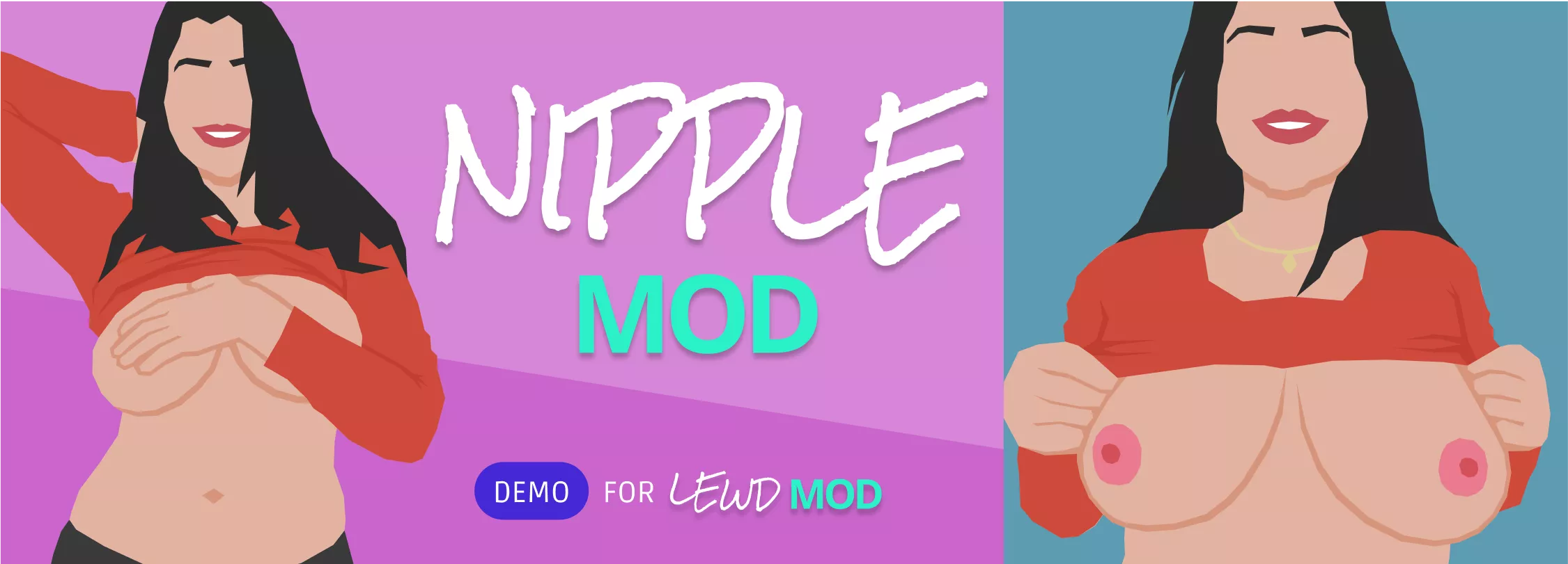 “Nipple Mod” is a browser game where Maddie shows you nudes