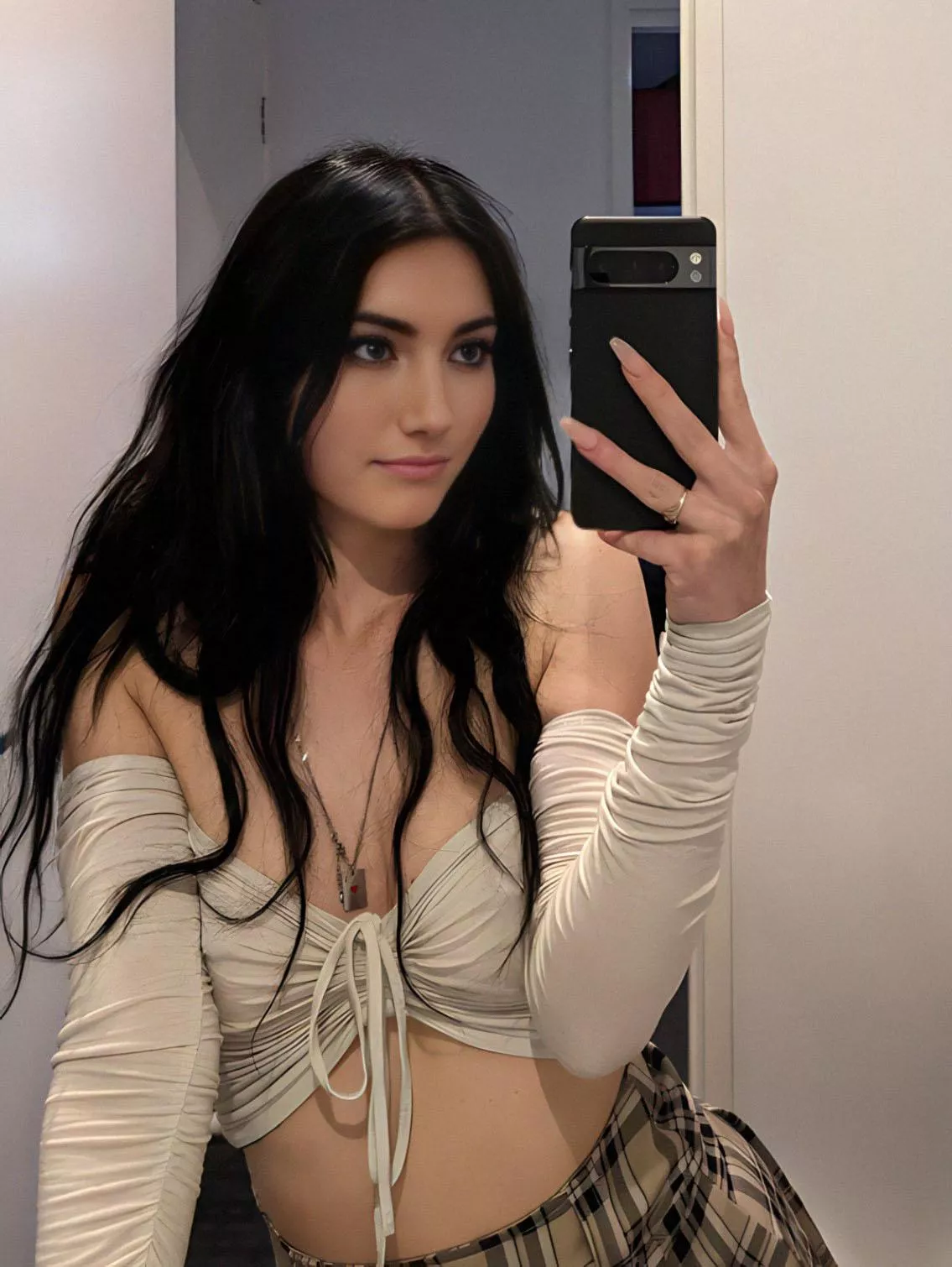 No bra or panties underneath :P