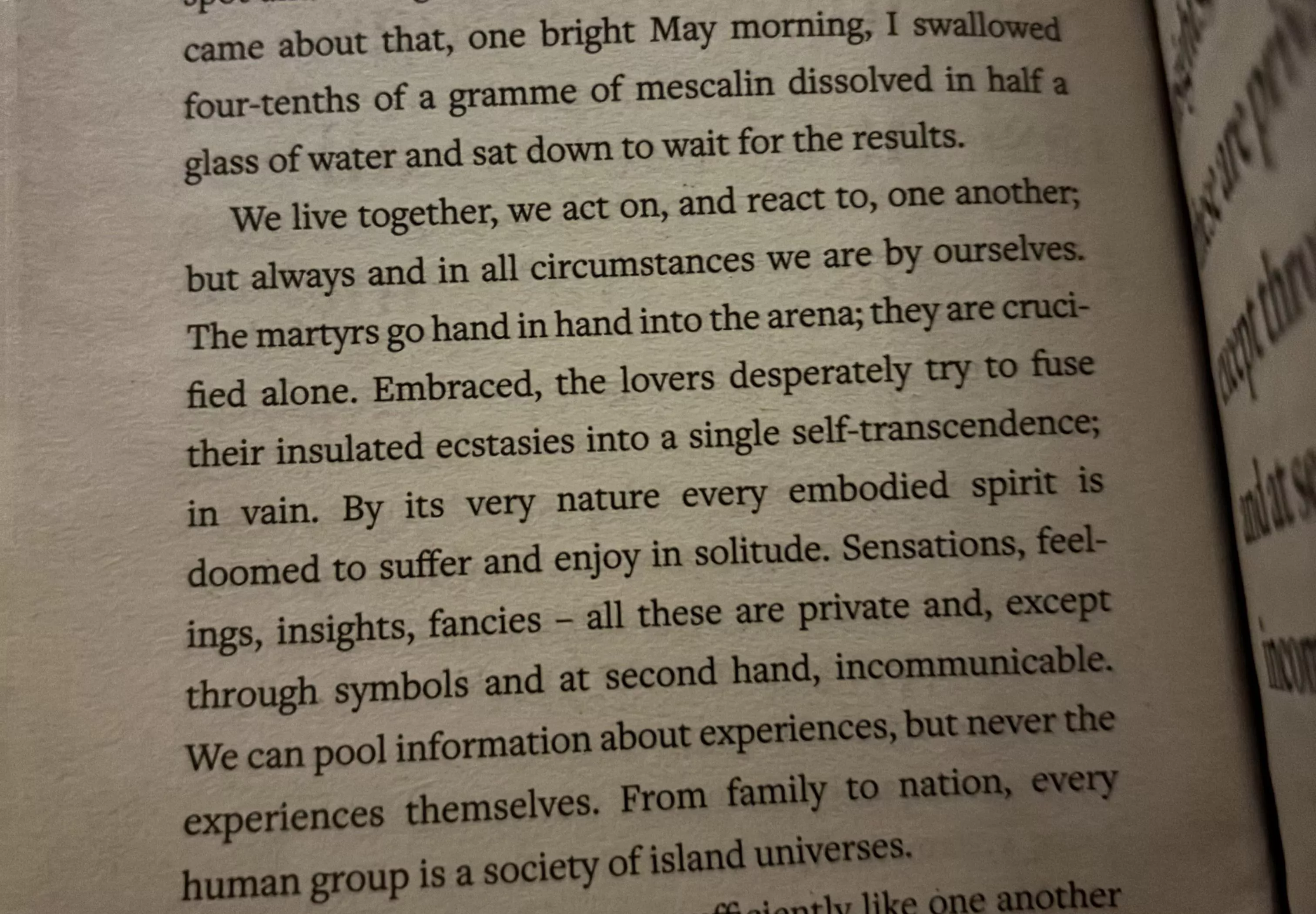 One of the most perf descriptions of psychs