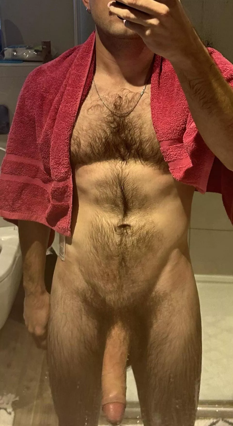 Out of the shower and saw an opportunity 