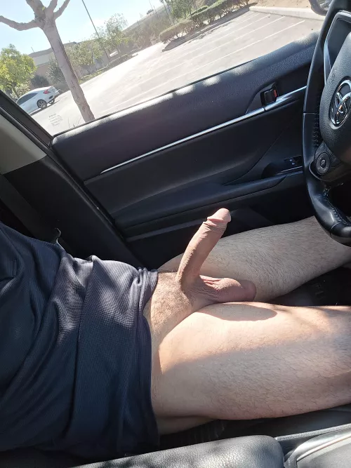 Outside the target parking lot