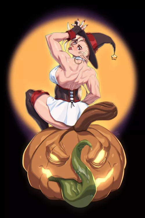 Pumpkin Witch [@R62_art]