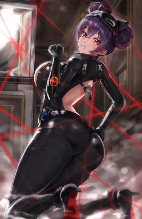 Quency Giving a Cute Smile [Nikke]