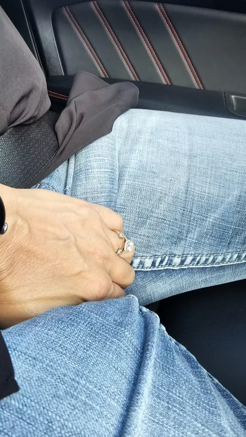 Ready to pull him out to suck him.