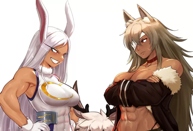 Rumi Usagiyama and Ghislaine Dedoldia (Shibbunny)