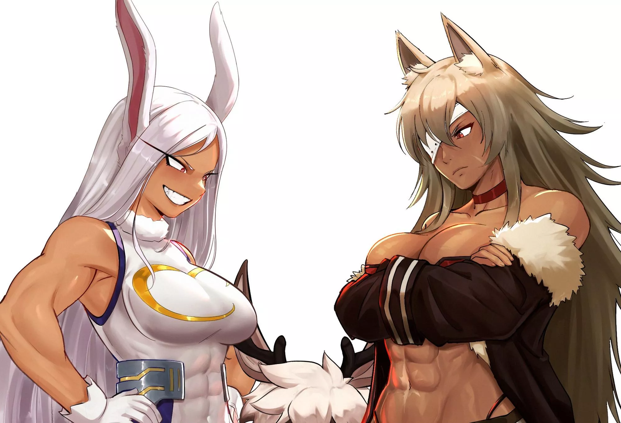 Rumi Usagiyama and Ghislaine Dedoldia (Shibbunny)