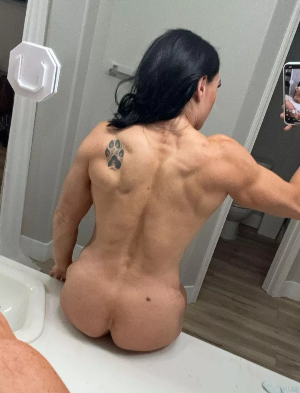 Showing off my back gains