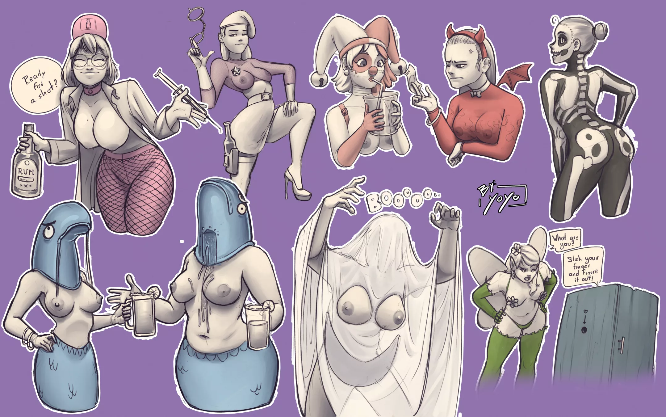 Slutty halloween Costumes! - By Me