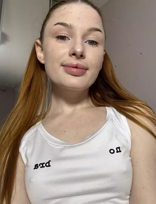 Smile and freckles No makeup