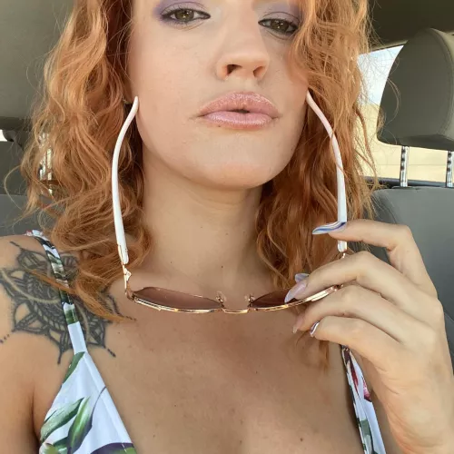 So many freckles from the sun 