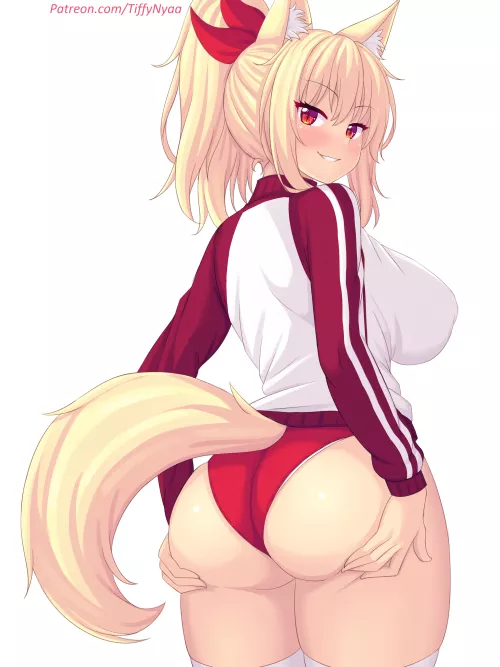 Squishy butt and Swishy tail~