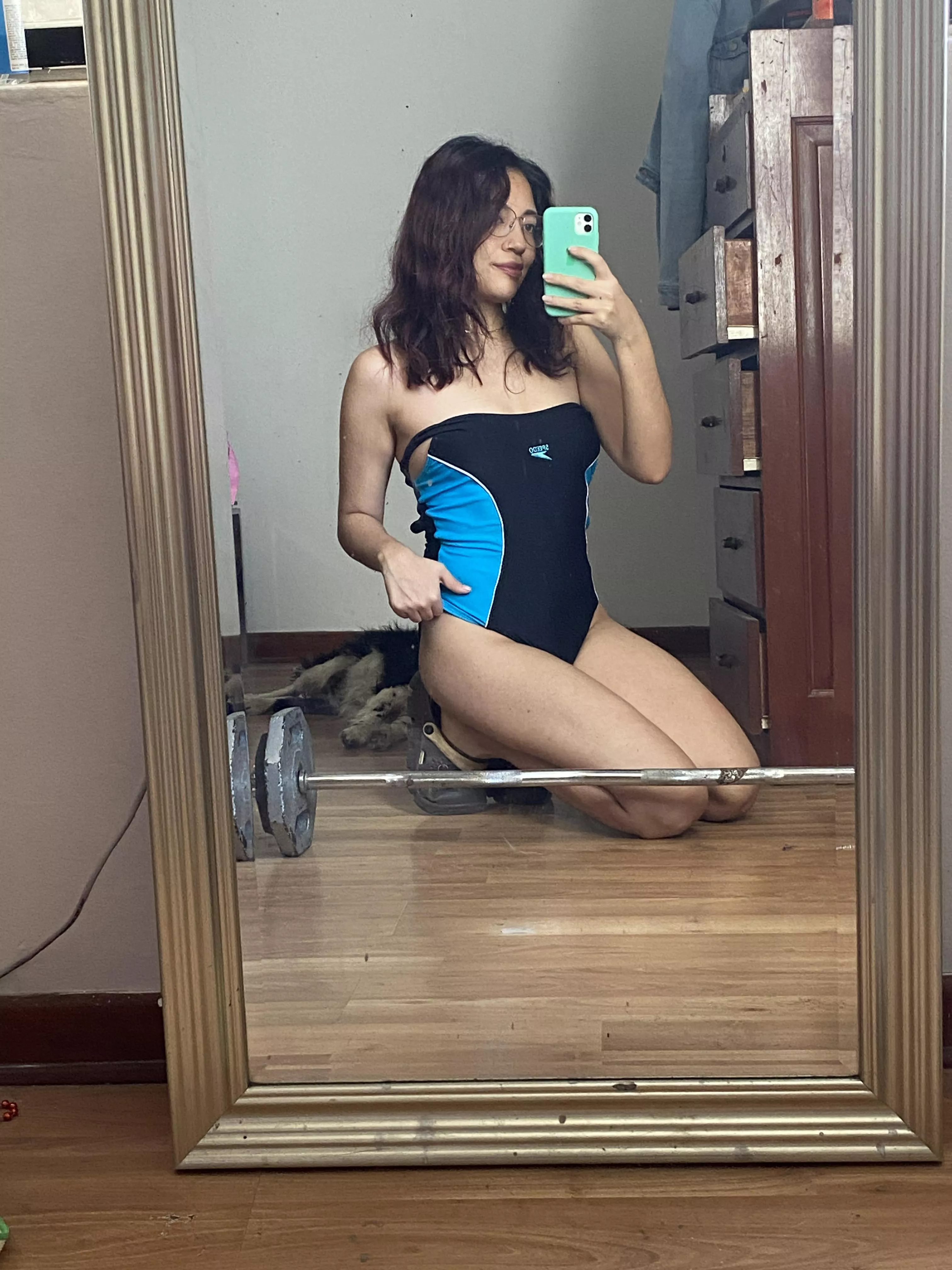 Swimmer lift weight too