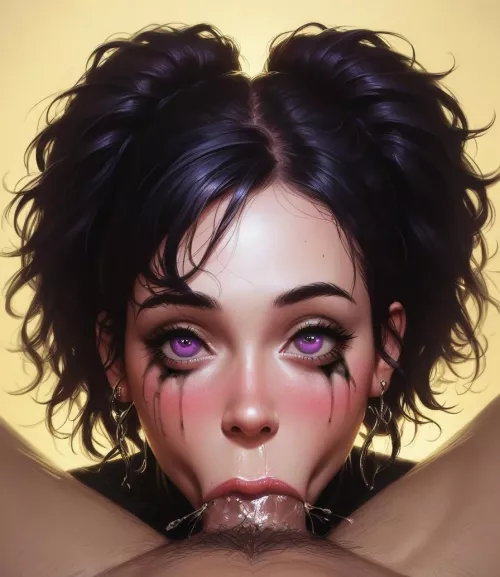 Taking every inch no problem 😈