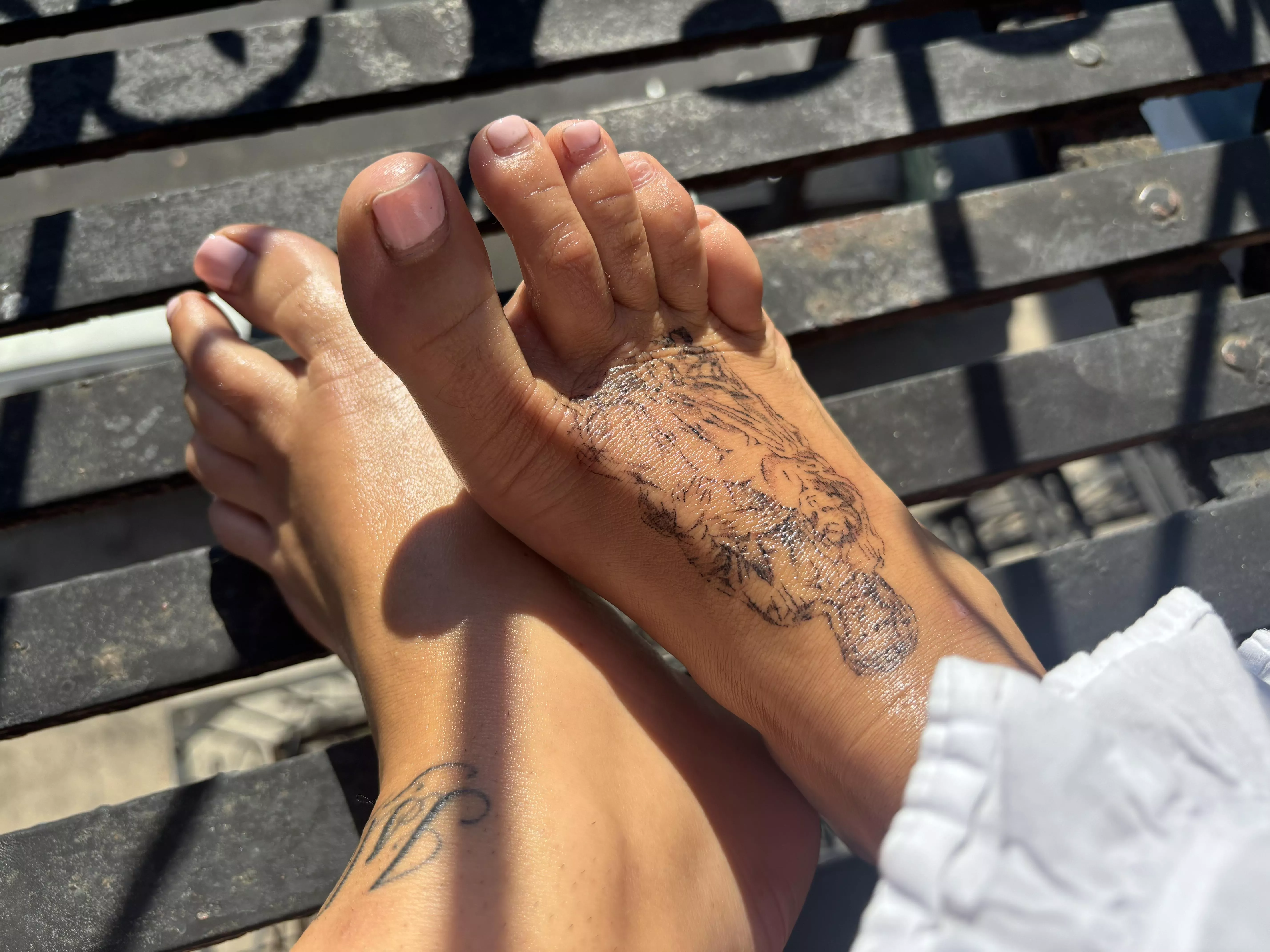 Tattooed Virgin Mary Feet ;) (oc)