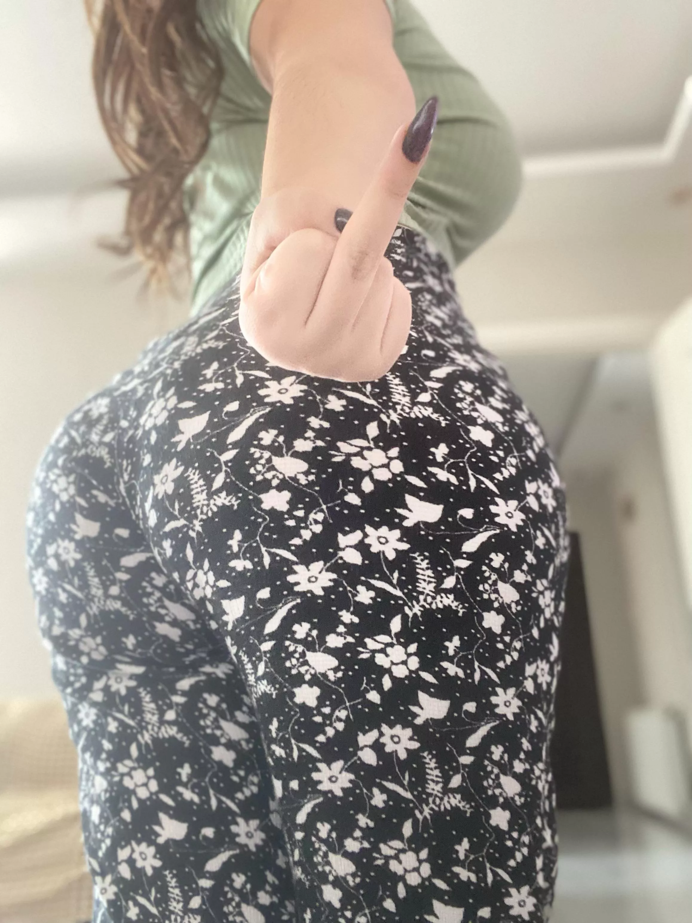 Thank me for my finger 