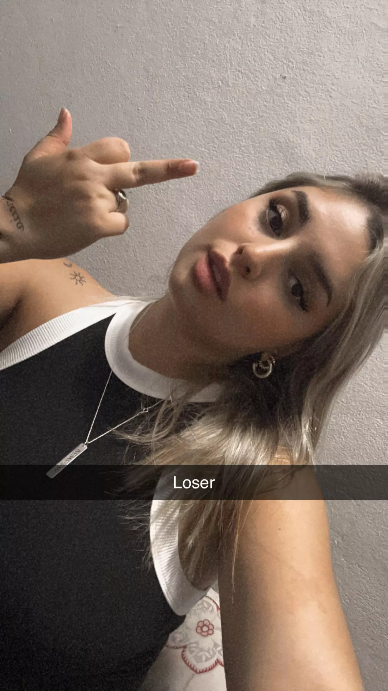 Thank me for this privilege. Loser! 