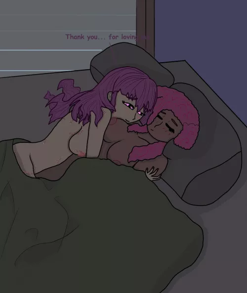 “Thank you for loving me” (Xela and Claire) [Original/The Purple Utopia]