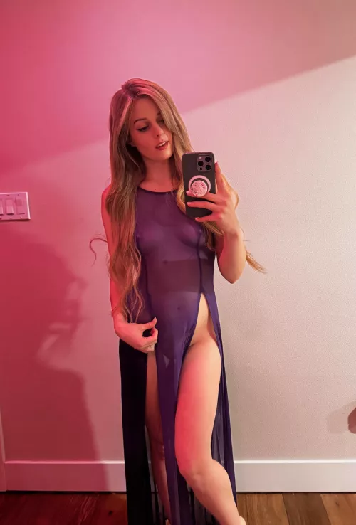 The slits on the sides make this dress really special