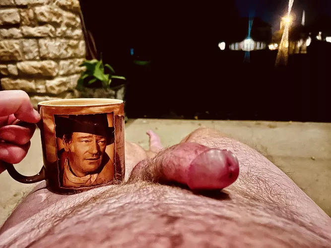 The way he looks at me in the morning 