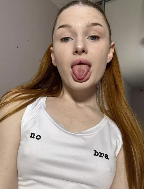 This top can no longer withstand the force of my nipples