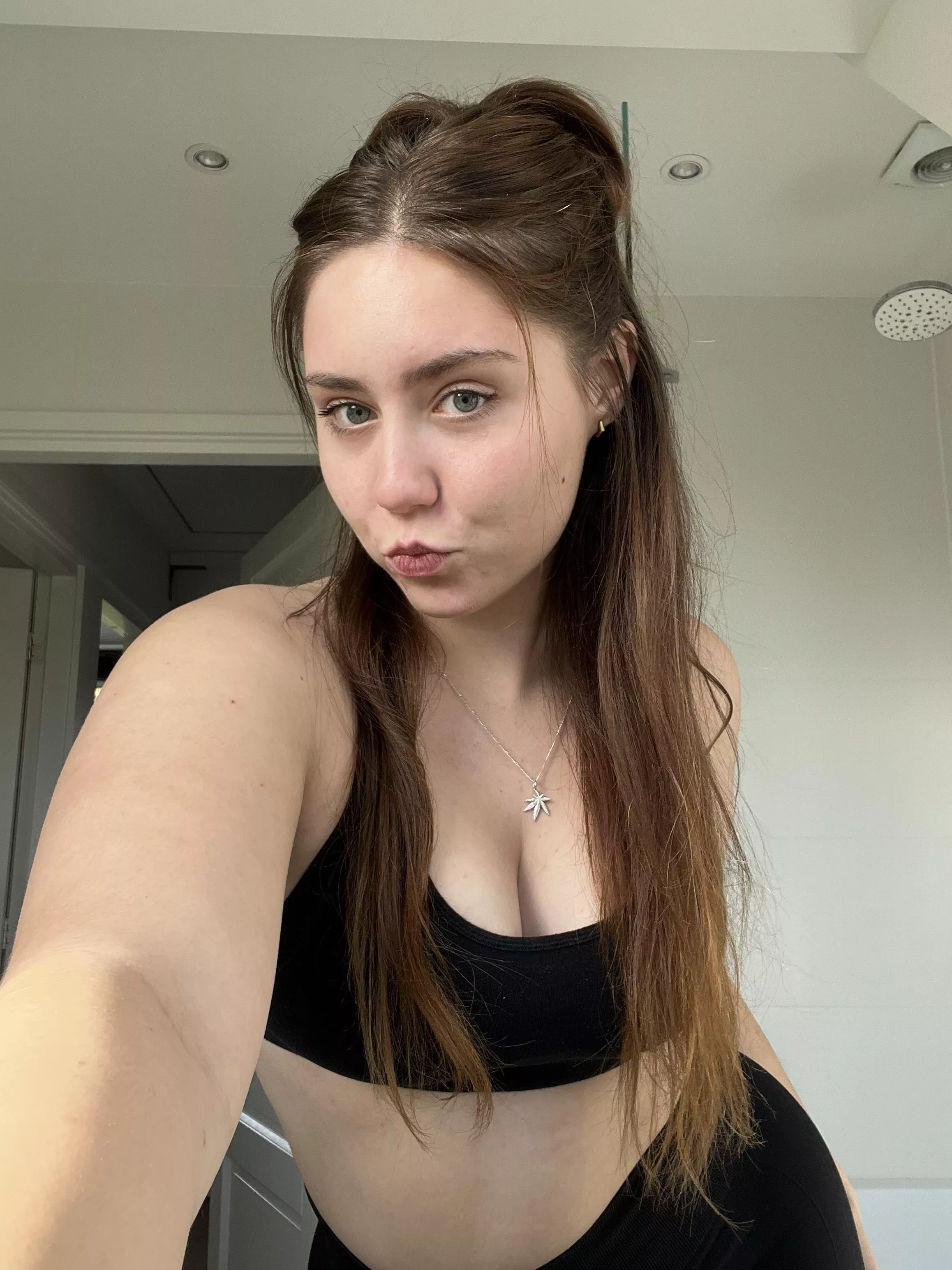 to much cleavage for a virgin?