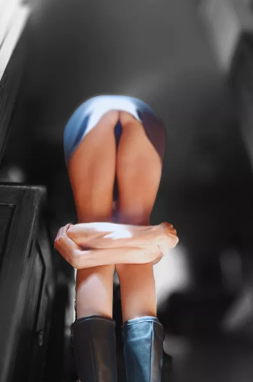 Warming up in my boots (OC)