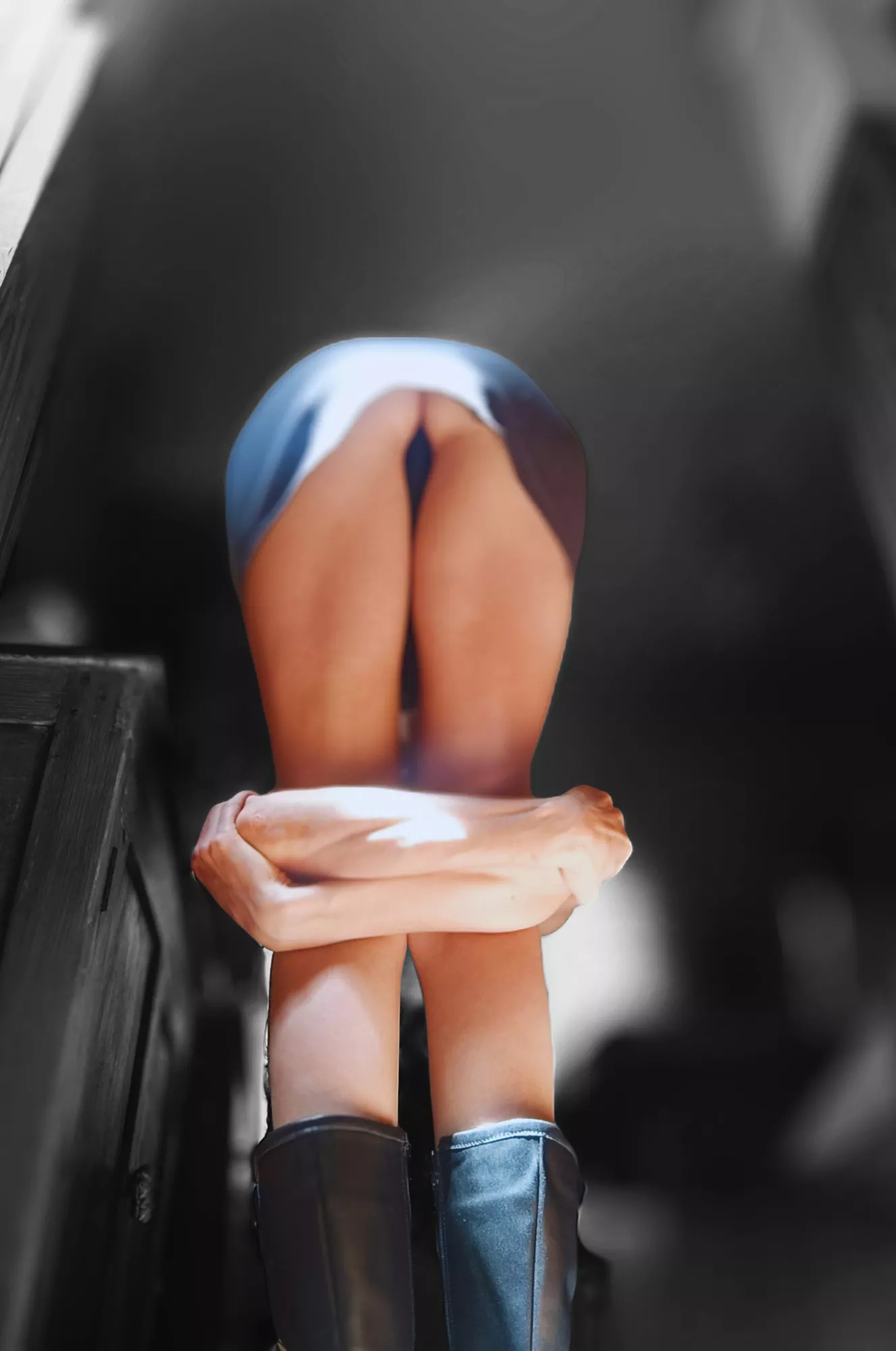 Warming up in my boots (OC)