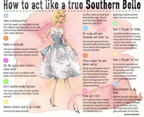 Well I’m British but have always admired and idealised the classic southern belle archetype 