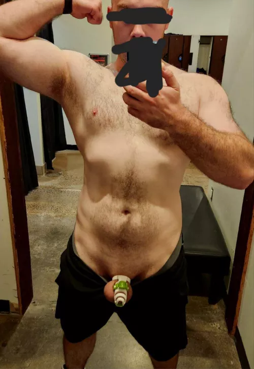 What if you walked in on me like this at the gym? 