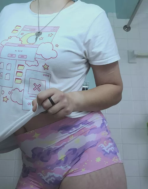 What she was wearing as  I walked in the door this evening. Locktober is hard 🥺