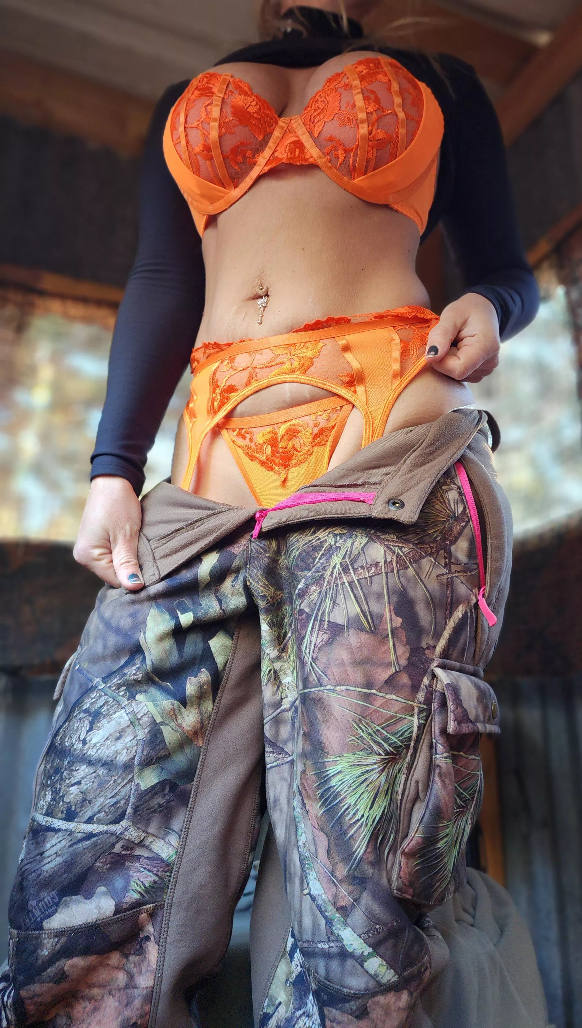 Who said I never wear my orange? 