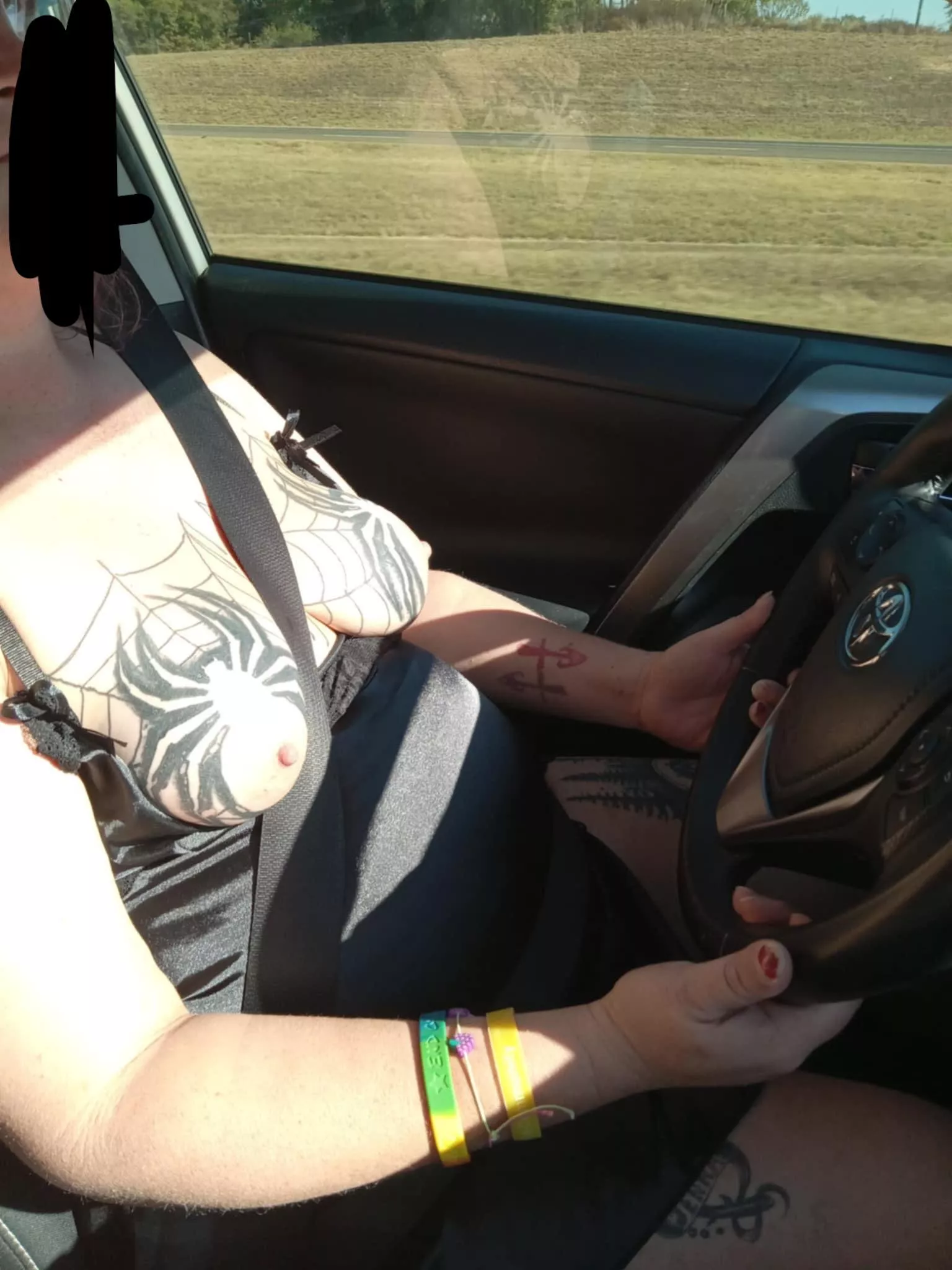 Wife Drove all the way from Dallas like this🥵🥵🥵