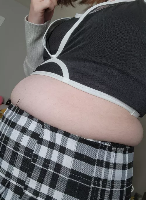 You know I'm thinking this old skirt *might* be a little too small nowadays 